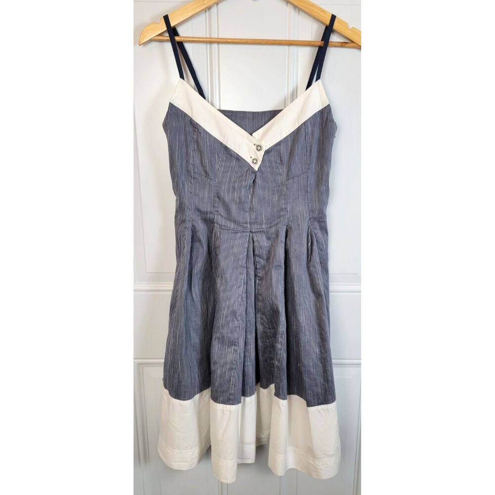 Crea Concept Dress Linen Cotton Size 38 Knee Length
